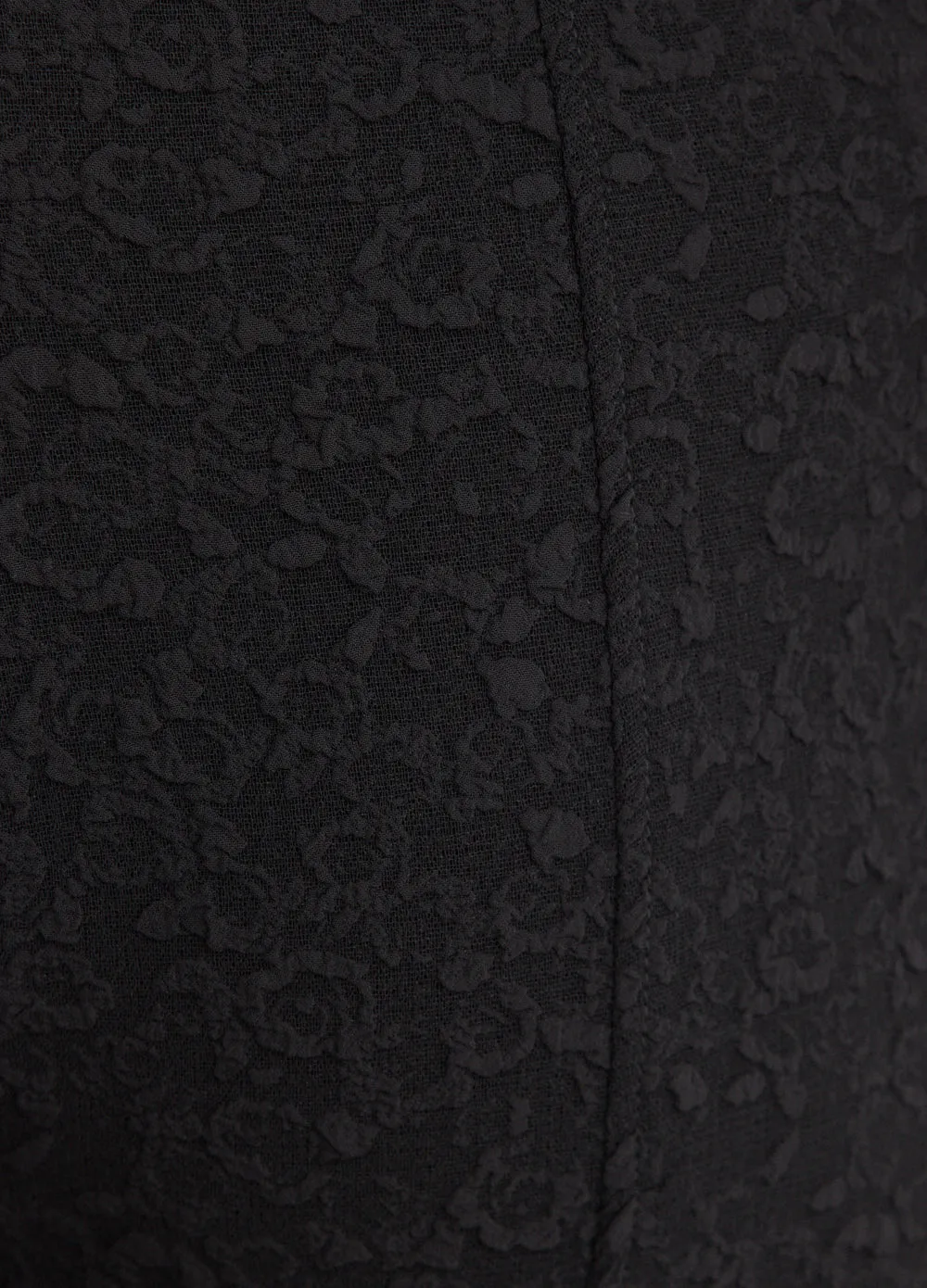 Textured Suiting Cropped Pants
