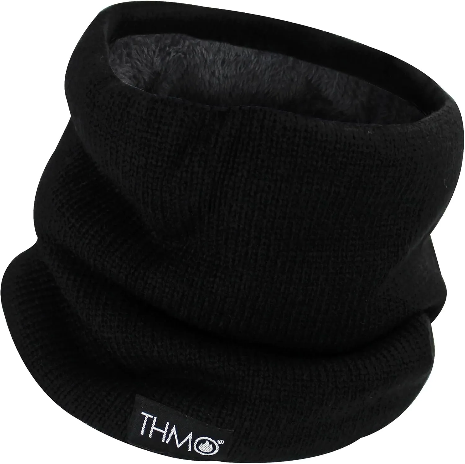 THMO - Mens Neck Warmer | Fleece Scarf Neck Gaiter Fleece Lined