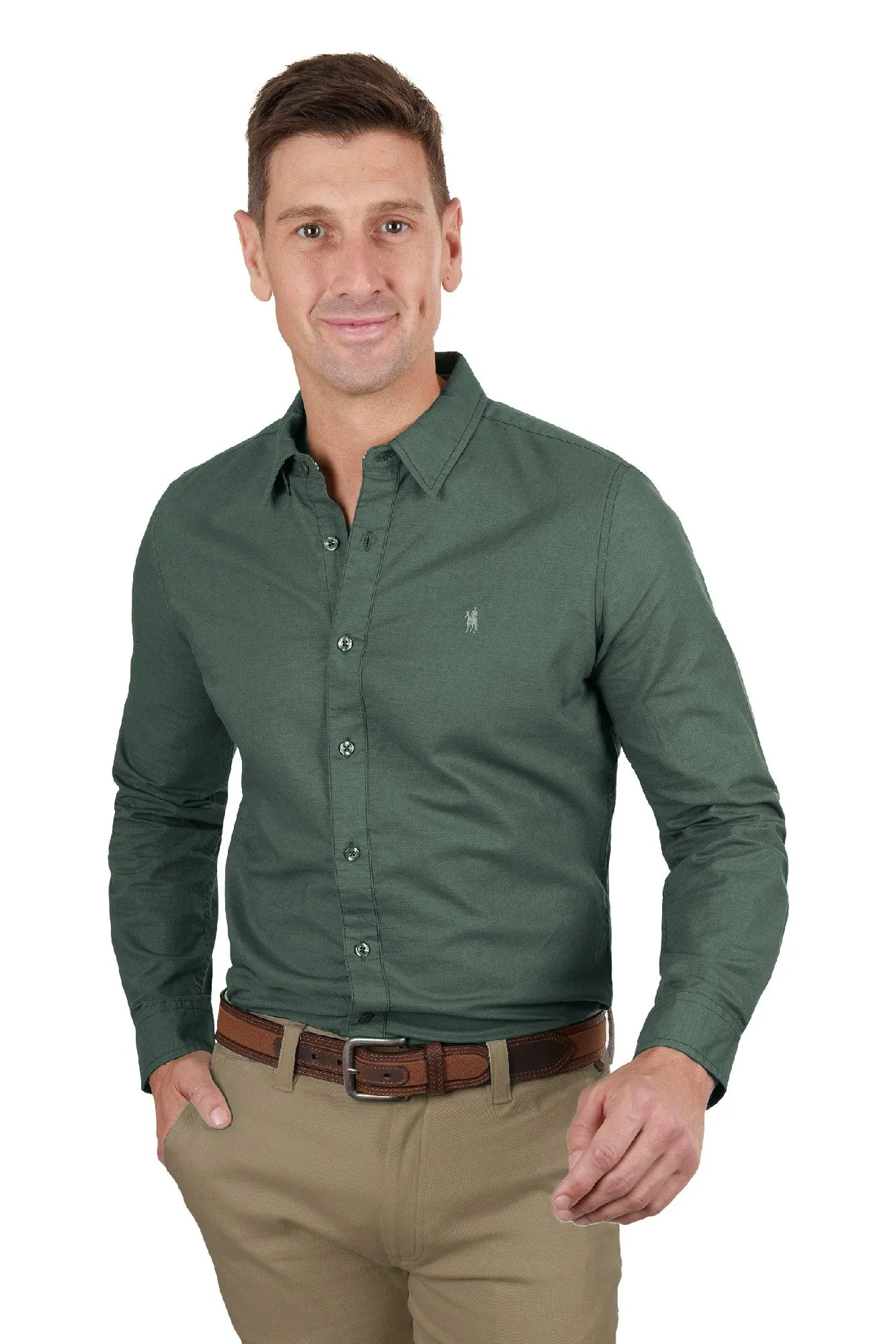 Thomas Cook Men's Linen Tailored LS Shirt