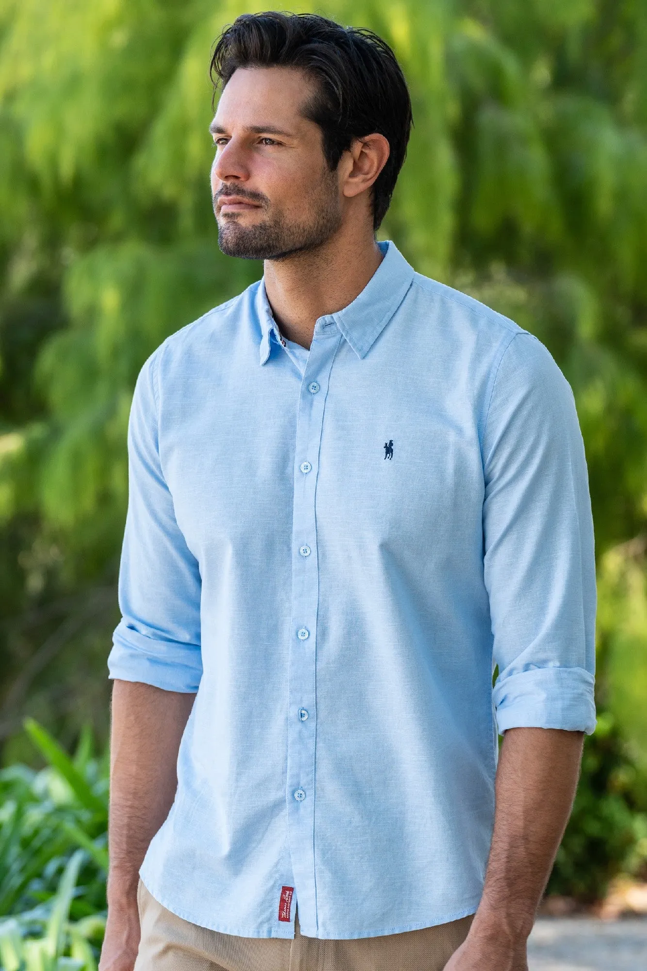 Thomas Cook Men's Linen Tailored LS Shirt