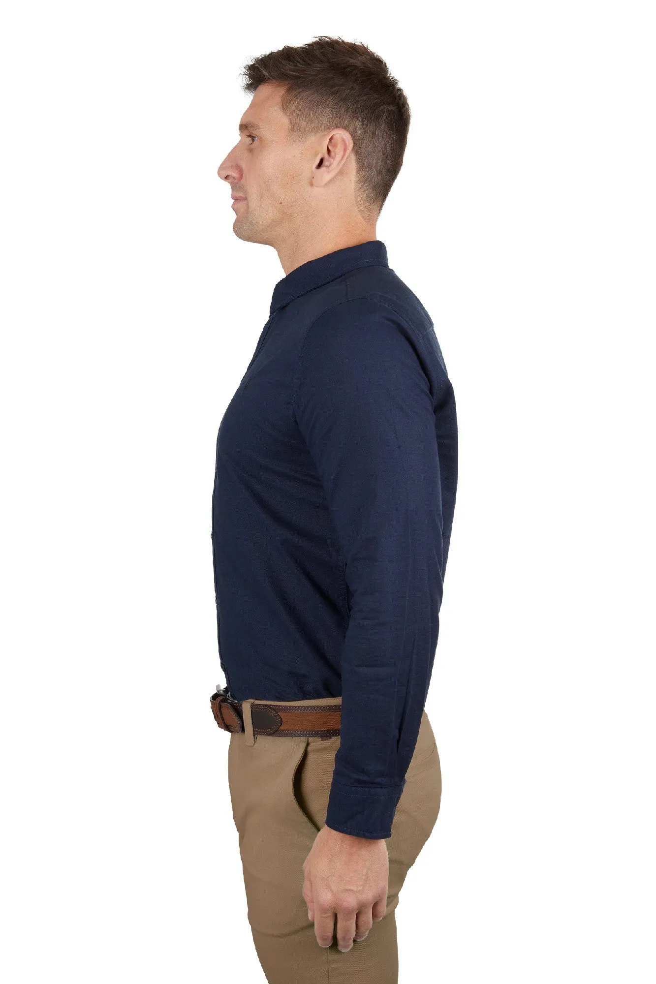 Thomas Cook Men's Linen Tailored LS Shirt
