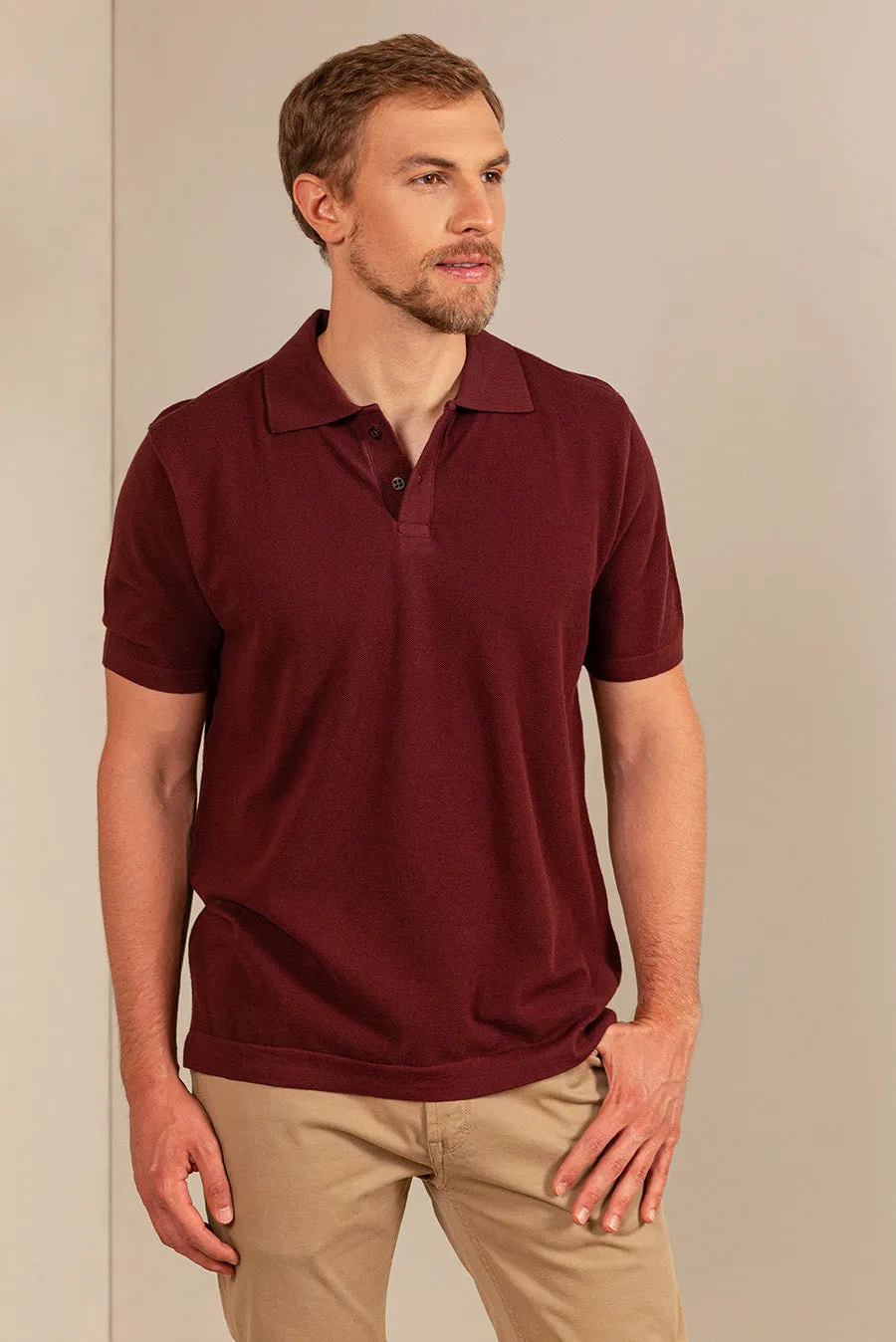 Umbino T-Shirt Cotton Color Guinda