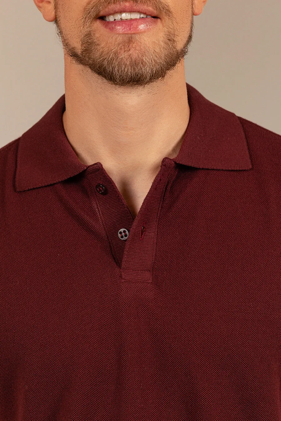 Umbino T-Shirt Cotton Color Guinda