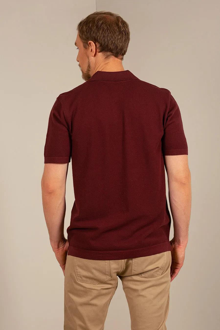 Umbino T-Shirt Cotton Color Guinda