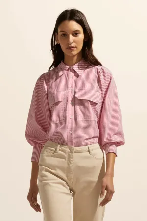 Underpin top  -  Magenta Stripe