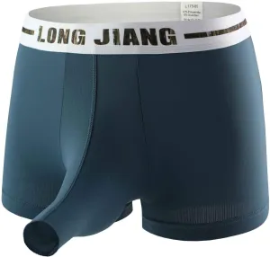 Underwear for Men Elephant Nose Pouch Super Thin Trunks Breathable Soft Boxer Briefs Stretchy Performance Low Waist Underwear