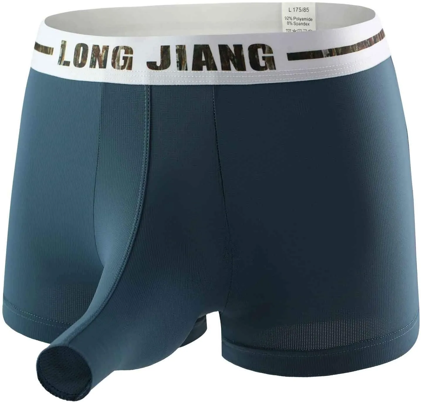 Underwear for Men Elephant Nose Pouch Super Thin Trunks Breathable Soft Boxer Briefs Stretchy Performance Low Waist Underwear