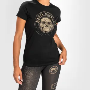 Venum Womens Santa Muerte Dark Side T-Shirt Black/Brown
