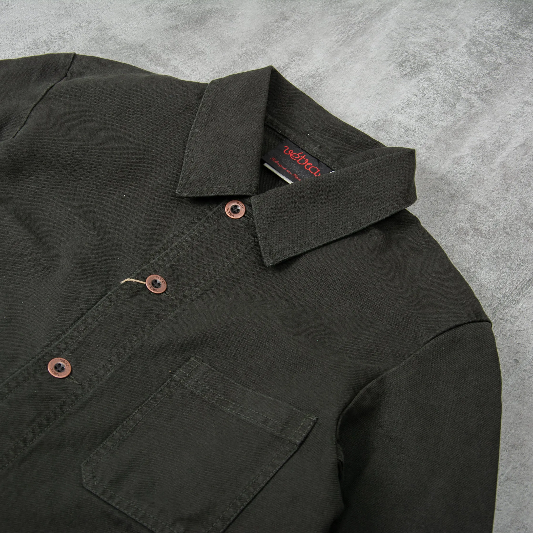Vetra Twill Workwear Jacket Style 5c - Dark Khaki