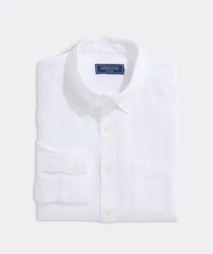 Vineyard Vines Surfside Solid Linen Shirt
