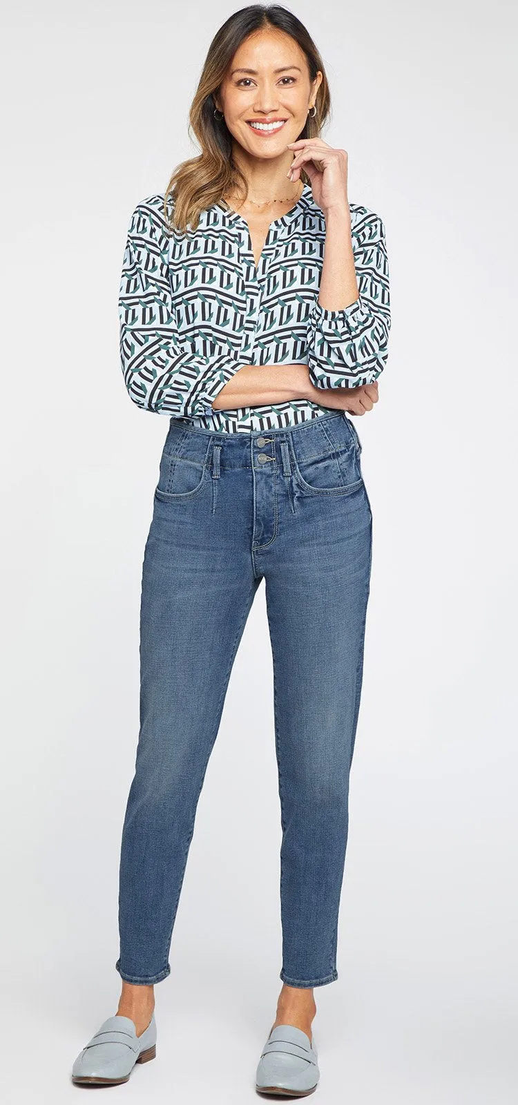 Vintage Bouncer Ankle Jeans Medium Blue Premium Denim | Lovesick