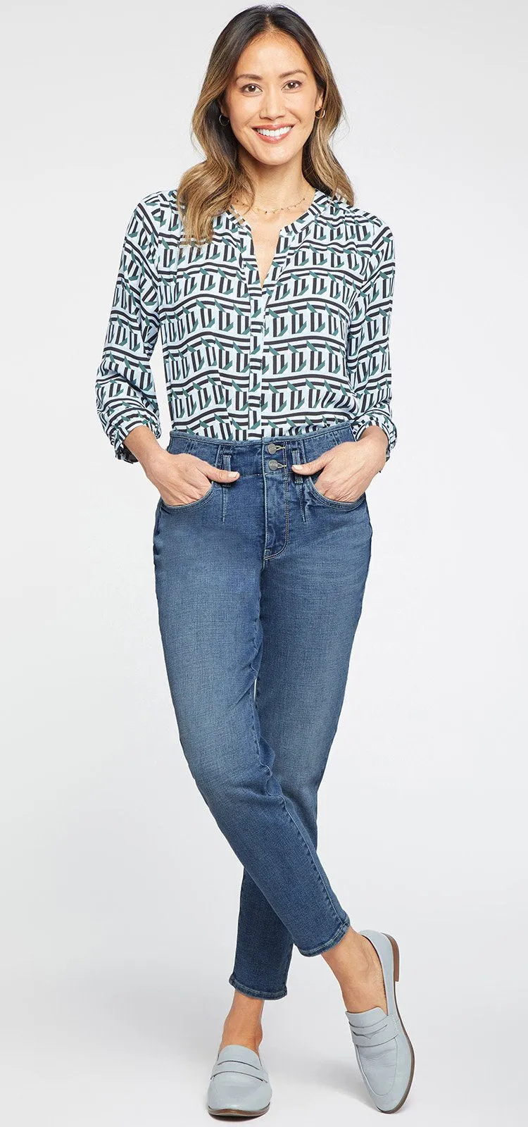 Vintage Bouncer Ankle Jeans Medium Blue Premium Denim | Lovesick