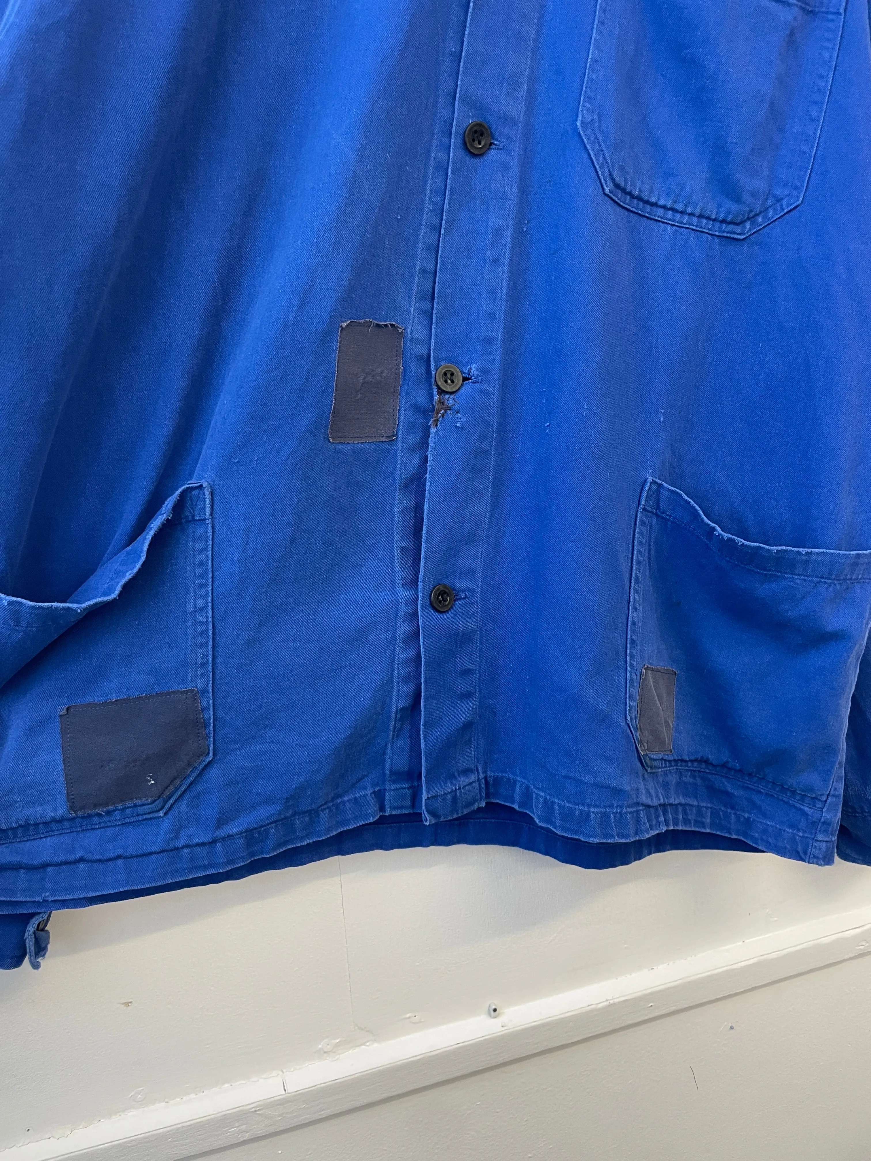 Vintage Distressed Patched Jacket