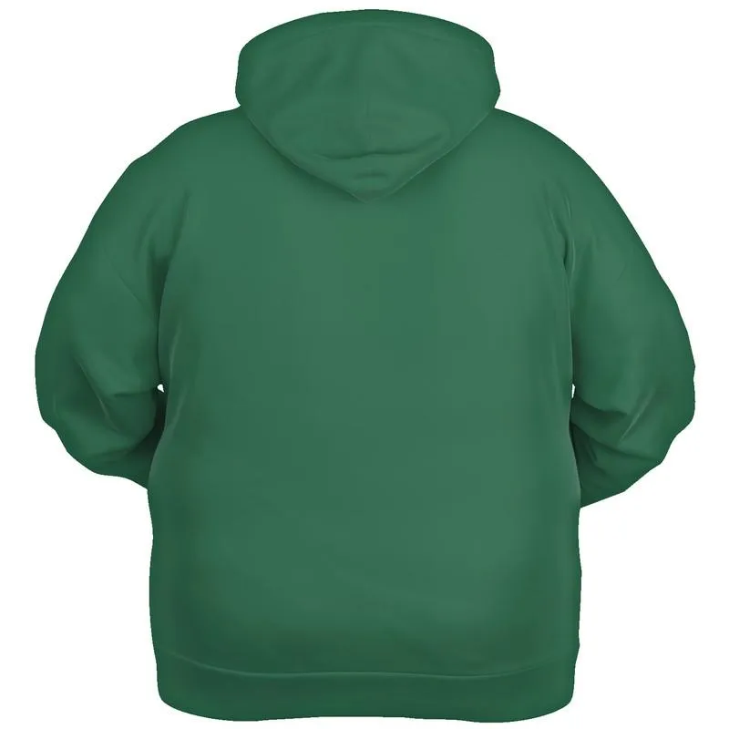 Vintage Green Hoodie | Unisex | with PLUS sizes | Medium Dark Pastel Green | C60M0Y60K60