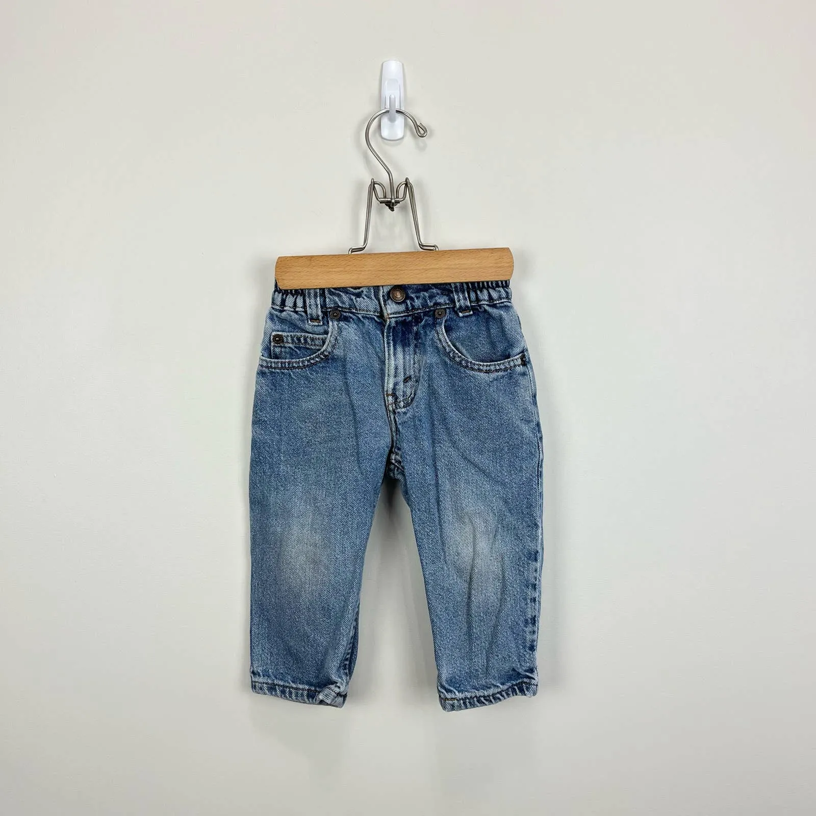 Vintage Levi's 566 Loose Fit Orange Tab Jeans 2T