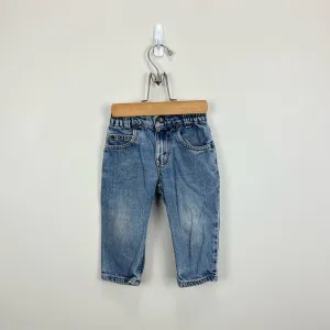 Vintage Levi's 566 Loose Fit Orange Tab Jeans 2T