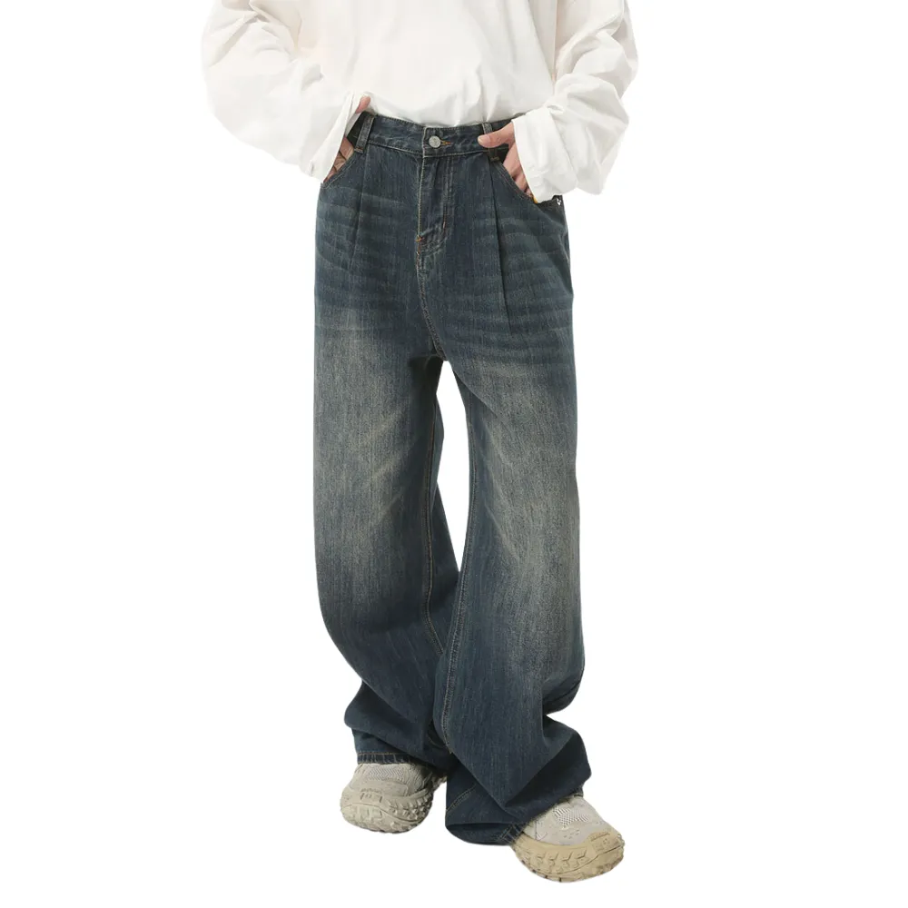 Vintage Loose Floor-Length Jeans