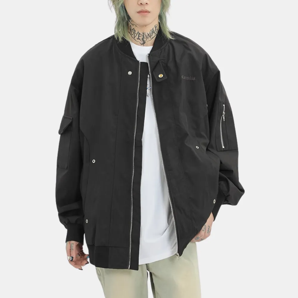 Vintage Multi Pocket Bomber Jacket