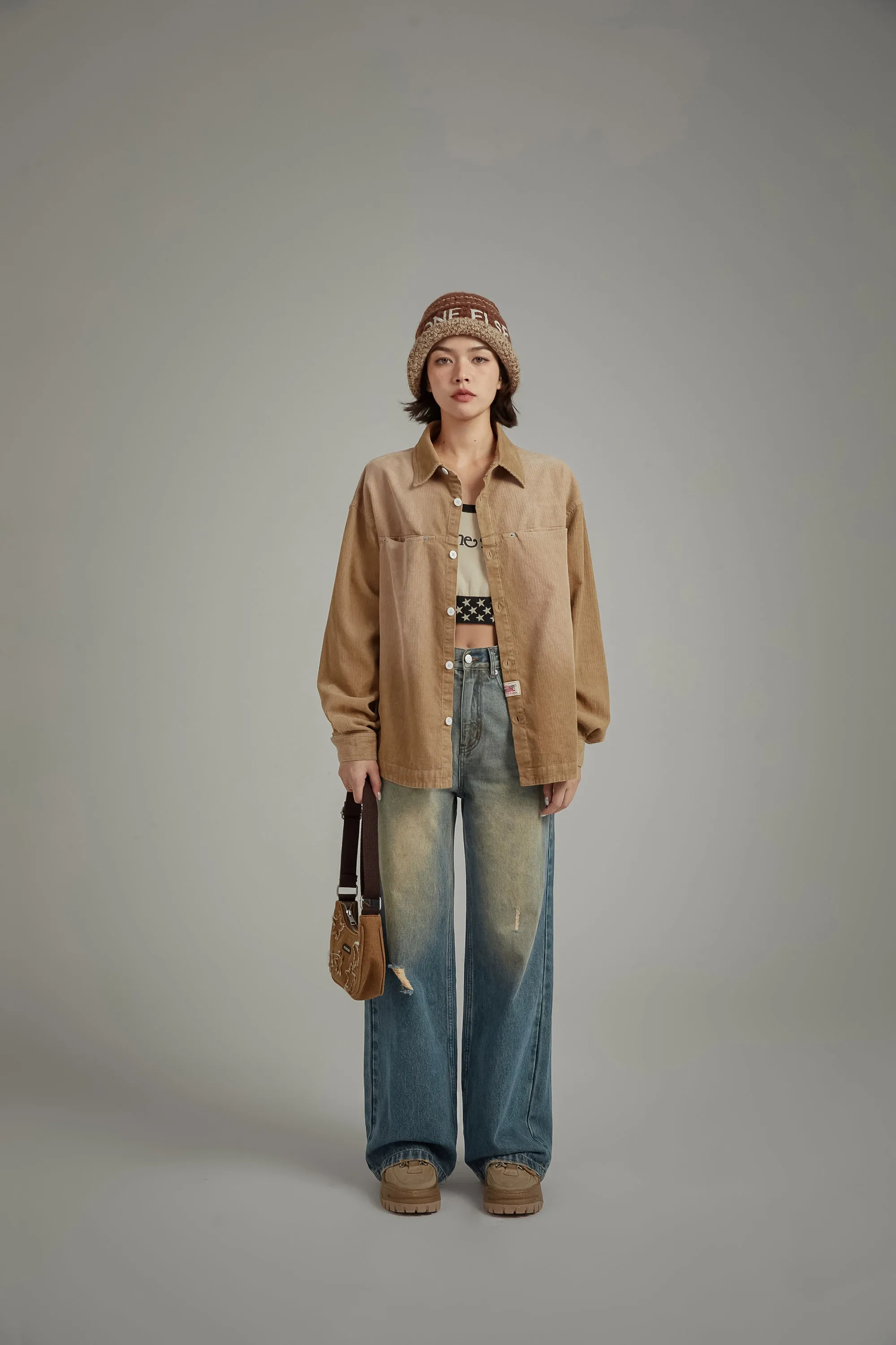 Vintage Pocket Loose Fit Shirt