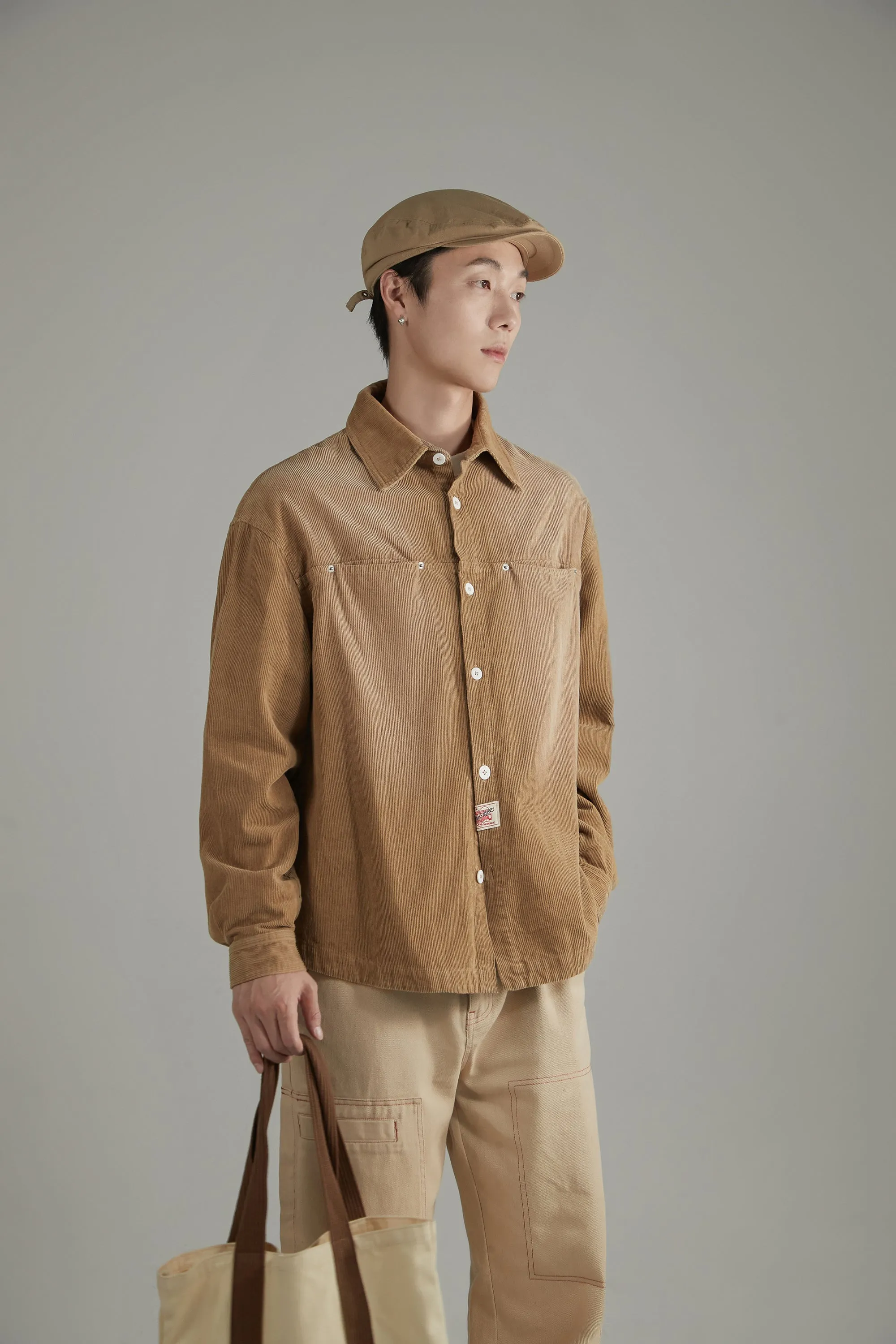 Vintage Pocket Loose Fit Shirt