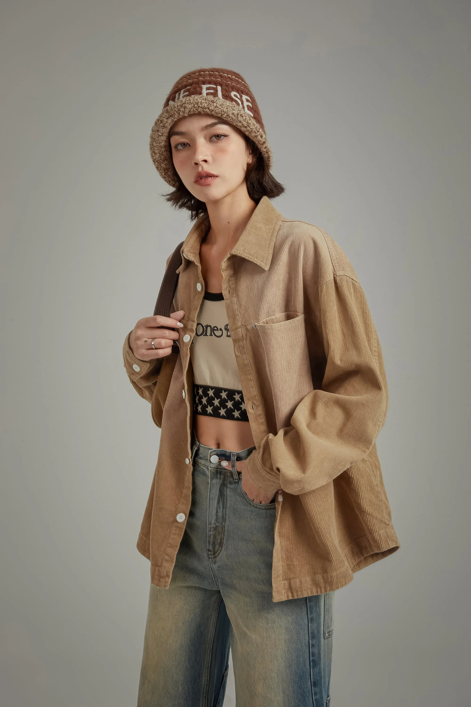 Vintage Pocket Loose Fit Shirt