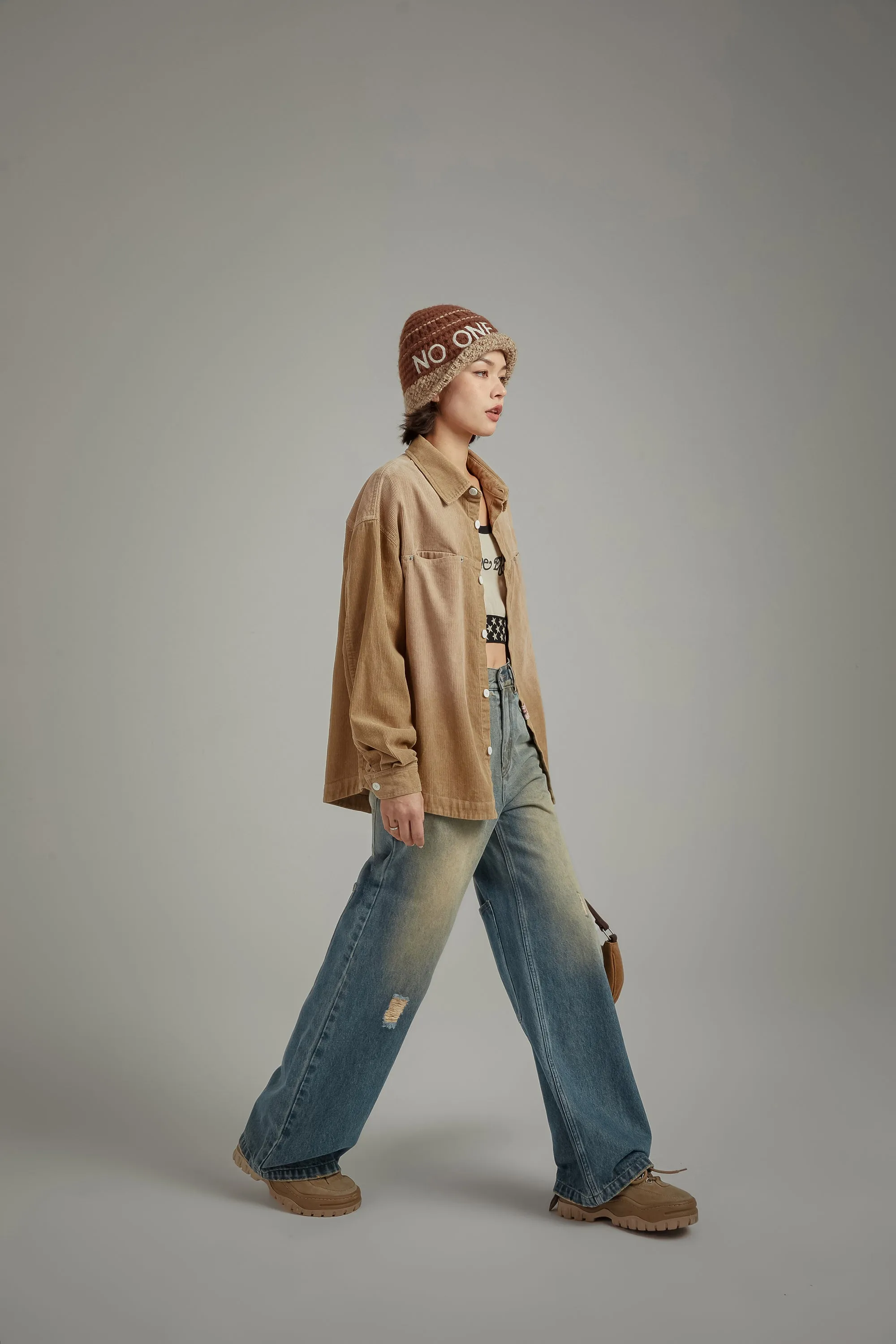 Vintage Pocket Loose Fit Shirt