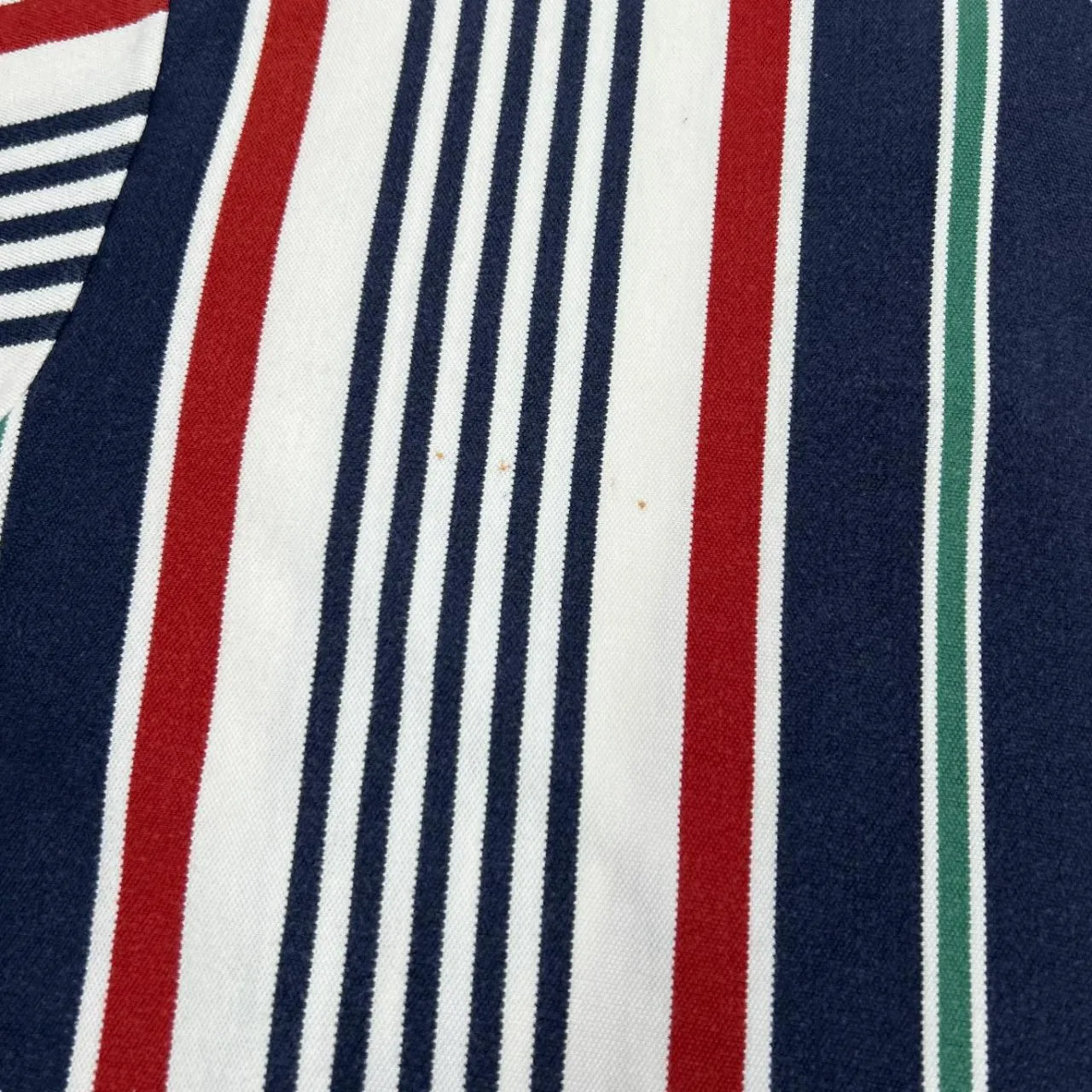 Vintage POLO RALPH LAUREN Multi Striped Embroidered Mini Logo Short Sleeve Polo Shirt