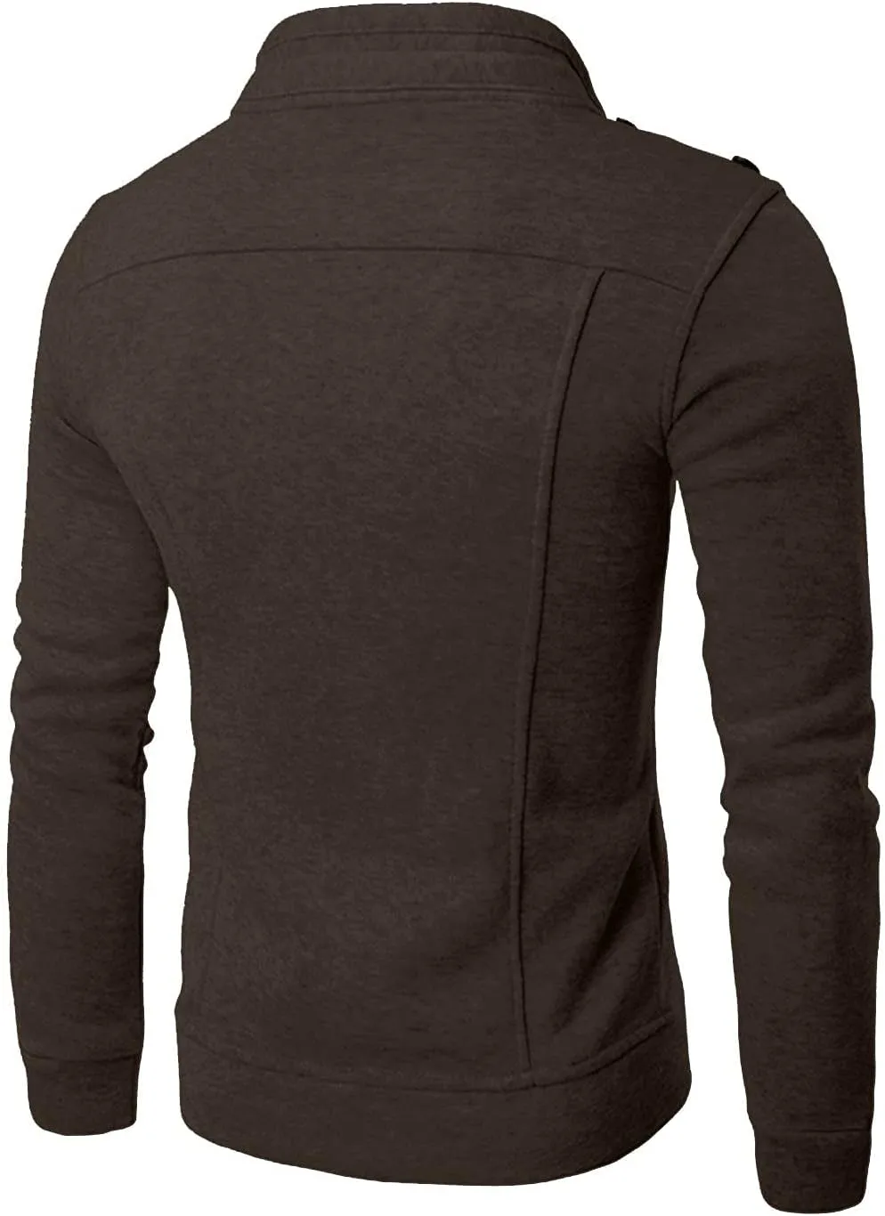 Warm Jacket for Mens Warm Fleece Jacket for Mens Slim Lapel Cardigan Coat Jacket Faux Fur Lined Jacket