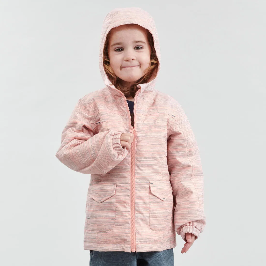 Warm Kid's Jacket Waterproof Ages 2-6 - SH100 Pink