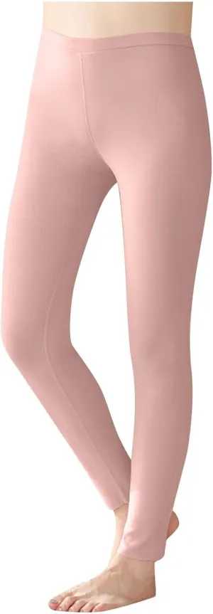 Warm Leggings for Women High Waist Fleece Solid Color Slim Fit Warm Leggings Winter Casual Thermal Workout Leggings