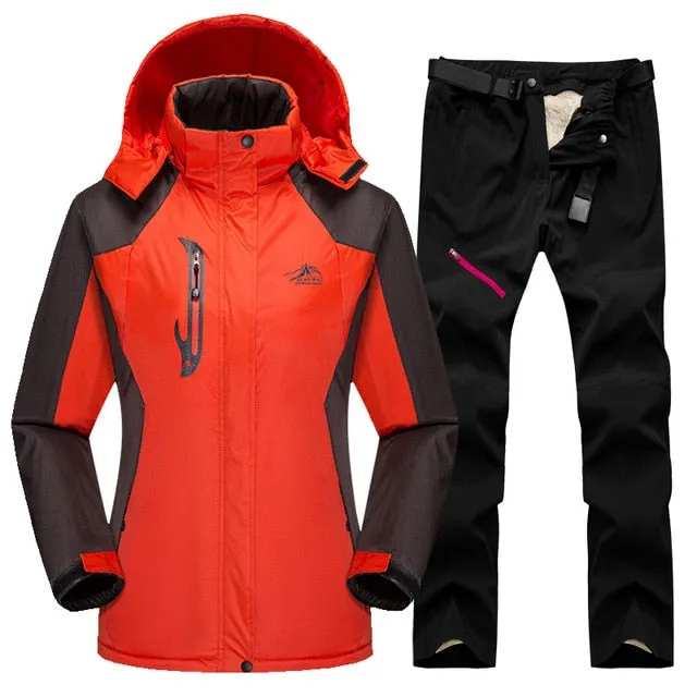 Warm Winter Ski Snowboard Jacket and Pants - Women's