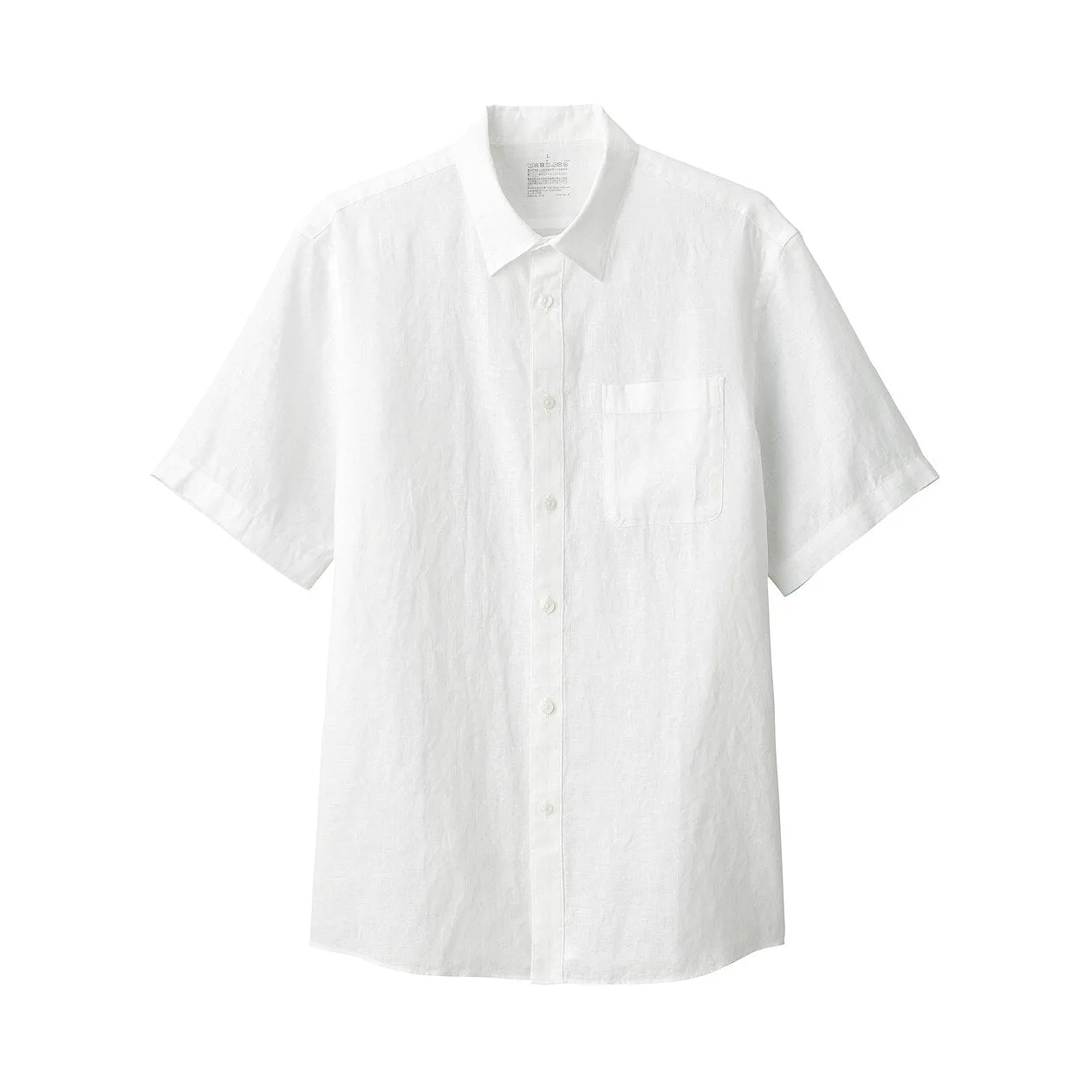 Washed Linen Short Sleeve Shirt