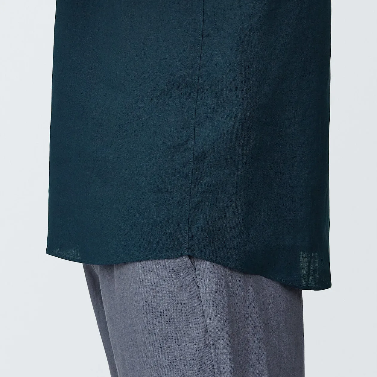 Washed Linen Short Sleeve Shirt
