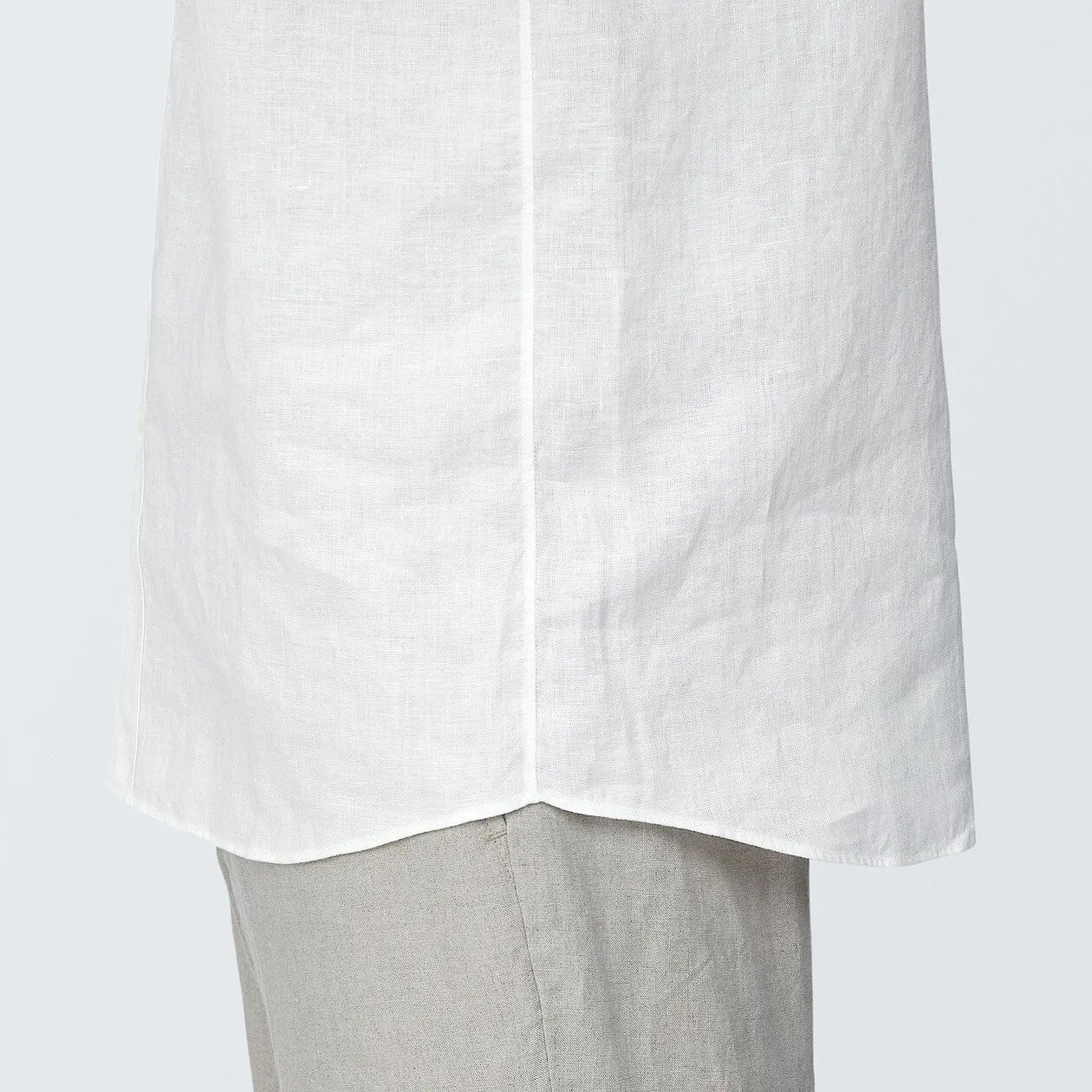 Washed Linen Short Sleeve Shirt