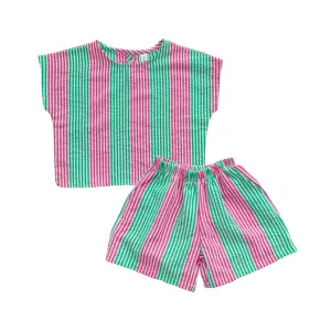 Watermelon Seersucker Set