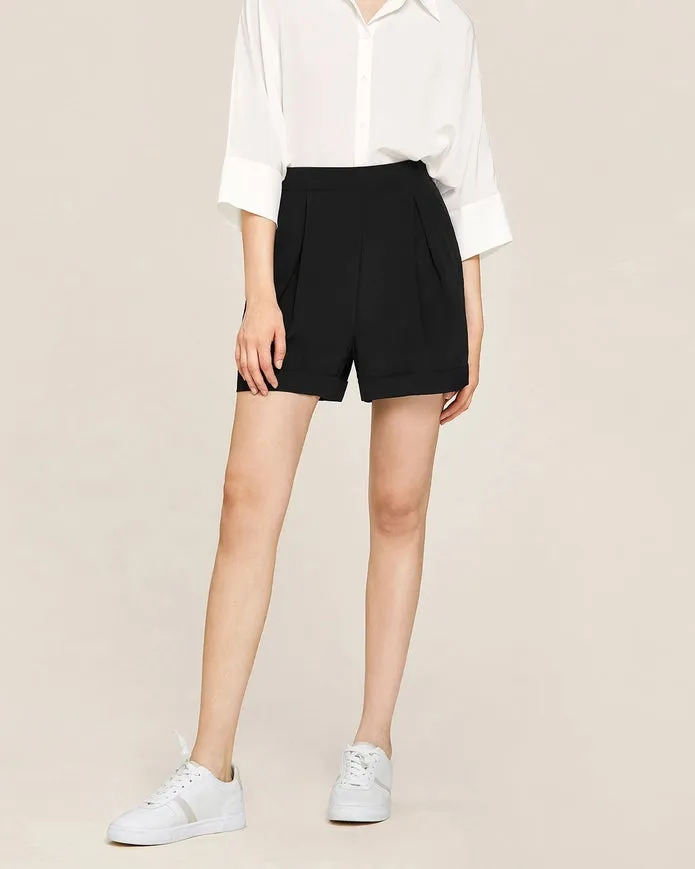 Weekend Oversize Silk Co-Ord Set White & Black