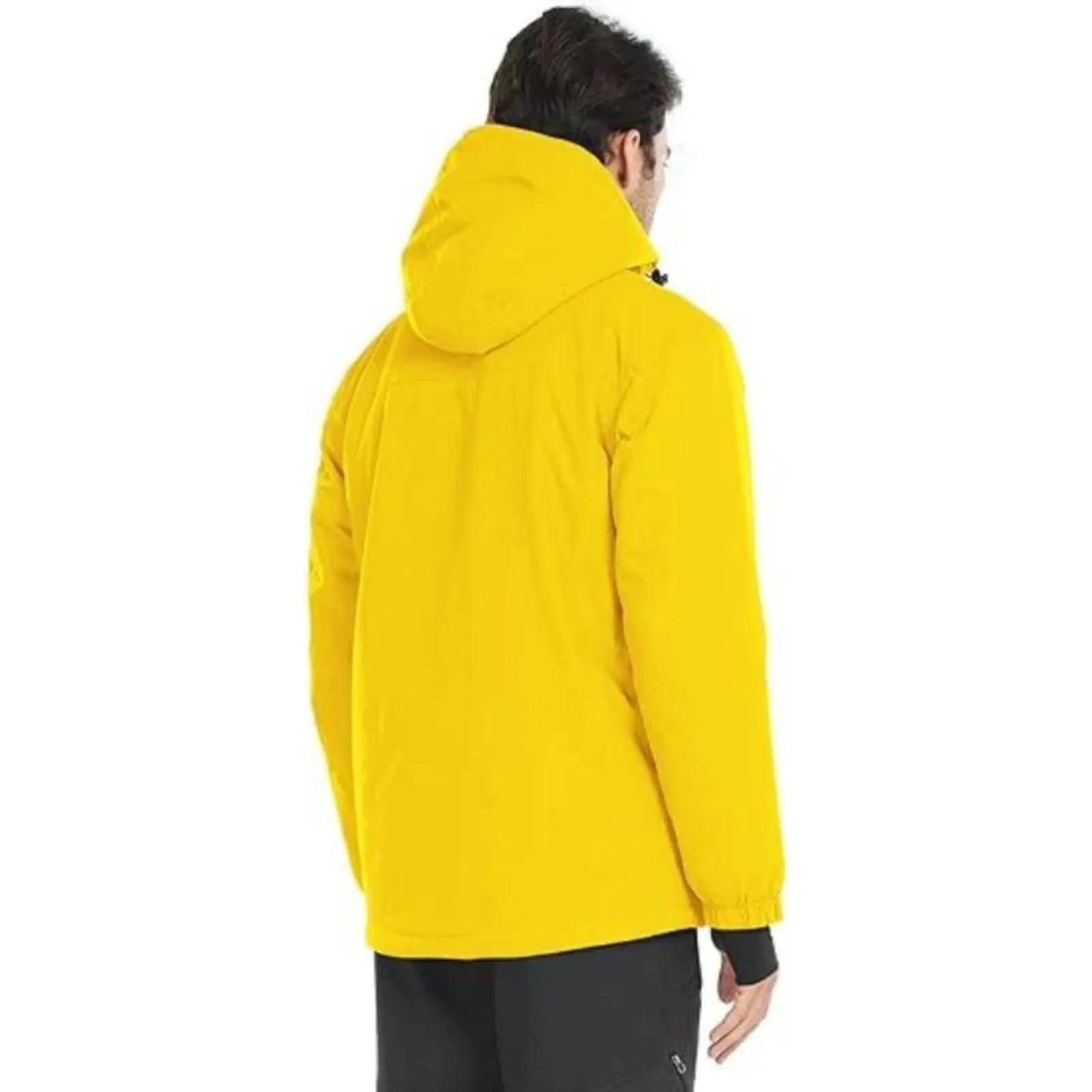 WHALE Men's Waterproof Warm Fleece Lined Ski Jacket