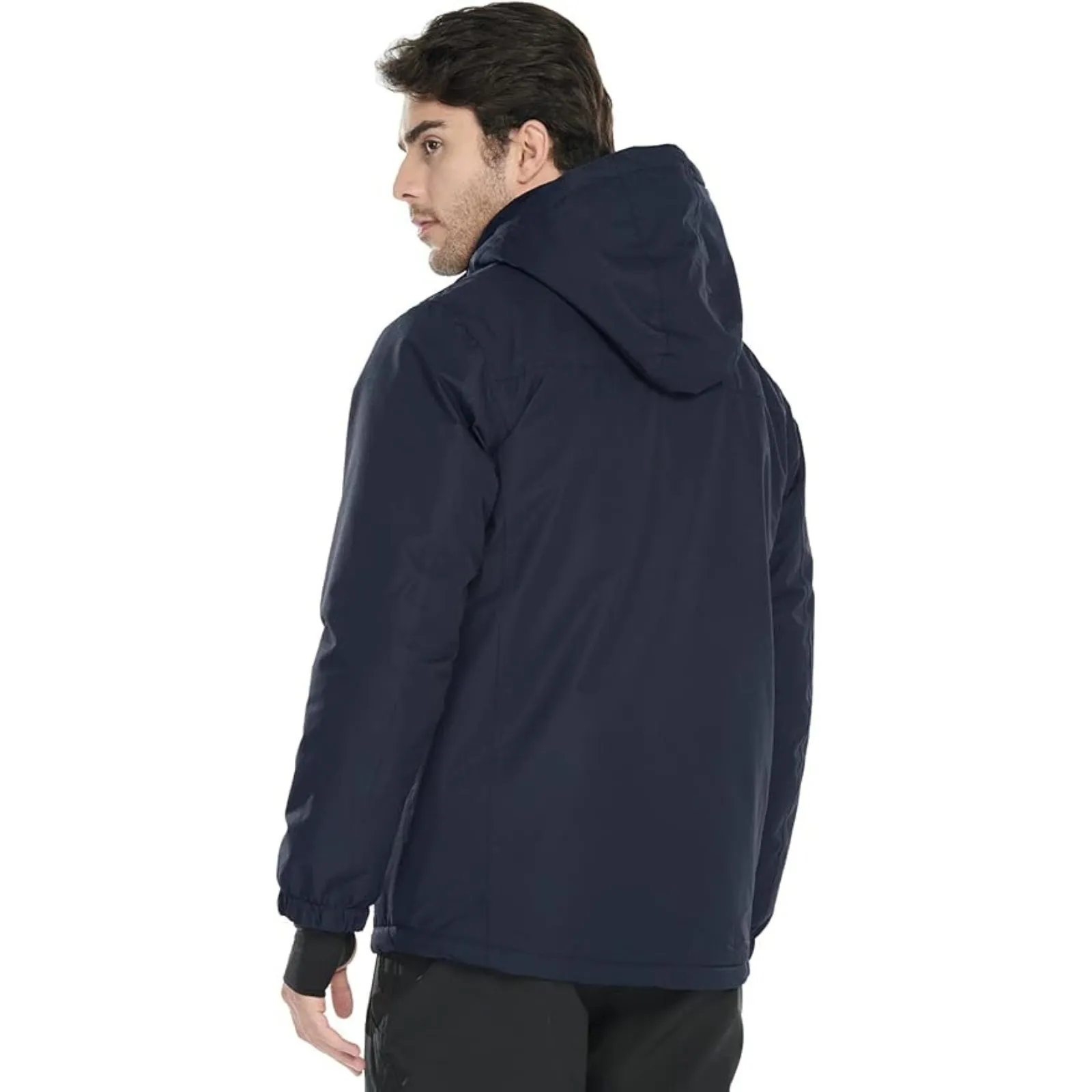 WHALE Men's Waterproof Warm Fleece Lined Ski Jacket