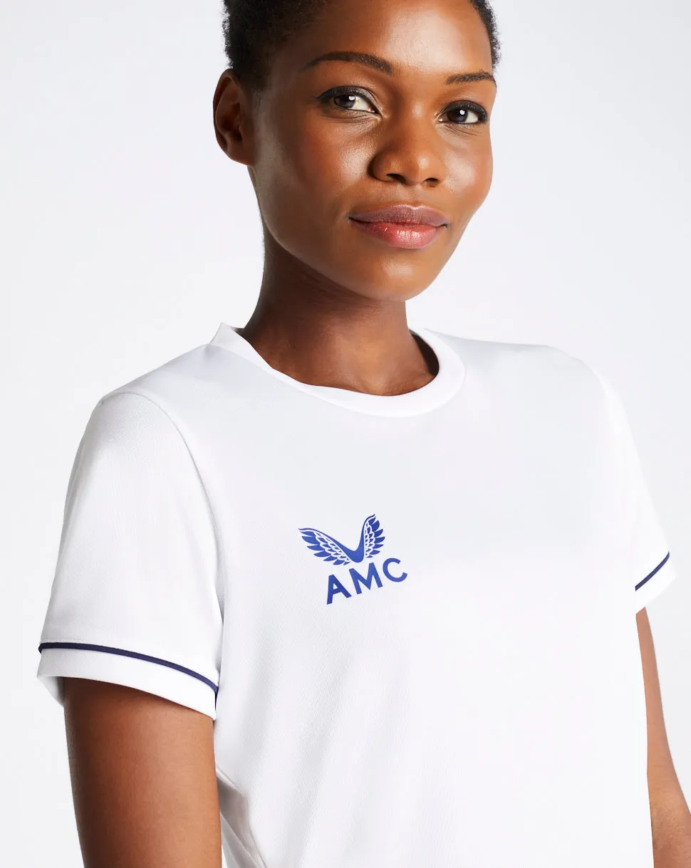 White AMC Core Women's Training Tee
