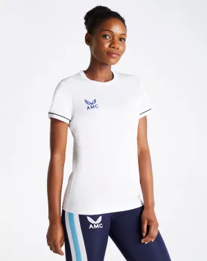 White AMC Core Women's Training Tee