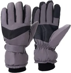 Winter Gloves Men,Thermal Fleece Lining Full Fingers Touch Screen Warmers Gloves for Kids Driving Hiking Skiing