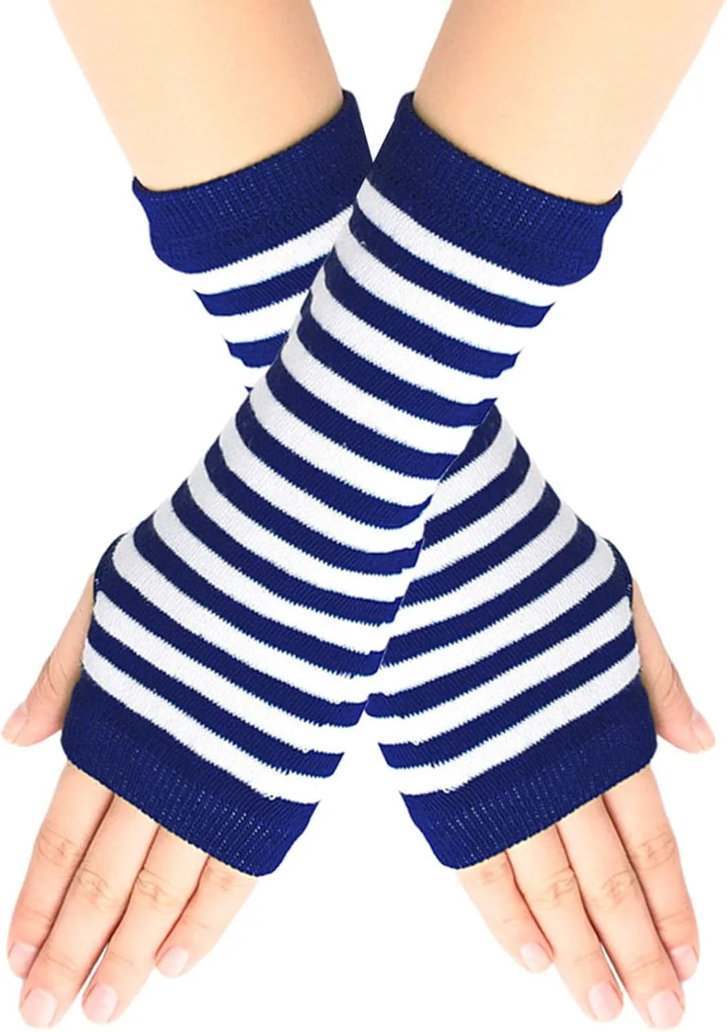 Winter Mittens for Men Women Convertible Half Finger Gloves Wool Fingerless String Knit Liner Touchscreen Gloves Fingerless Winter Gloves Unisex Half Finger Typing Texting Circulation Gloves