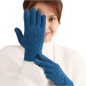 Winter Mittens for Men Women Touch Screen Fingers Texting Elastic Cuff Thermal Glove Insulated Ski Mittens Winter Gloves Windproof Anti-Slip Lightweight Warm Gloves Cashmere Lined Gloves