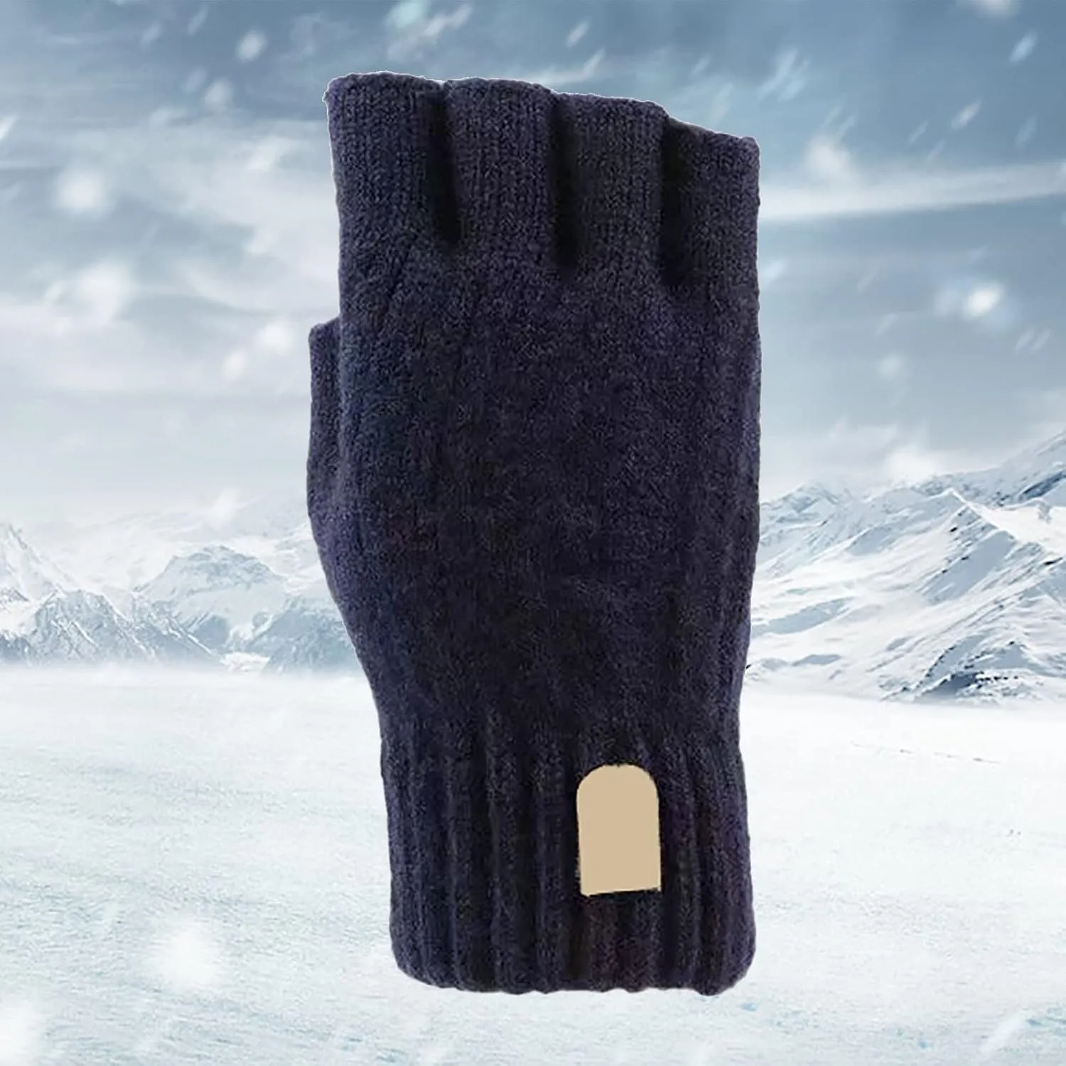 Winter Touchscreen Gloves Women's Elastic Cuff Warm Lined Knit Gloves Winter Texting Gloves