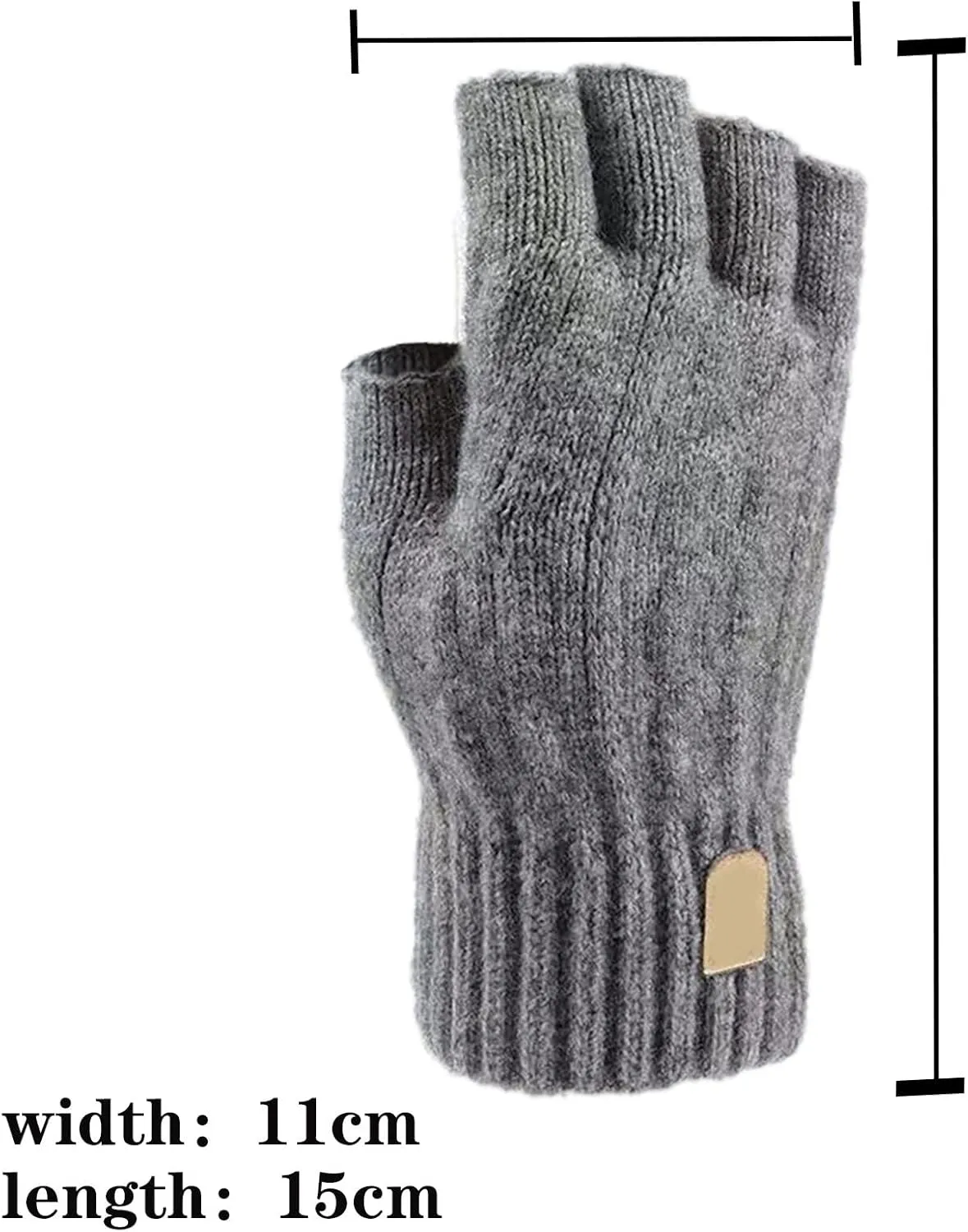 Winter Touchscreen Gloves Women's Elastic Cuff Warm Lined Knit Gloves Winter Texting Gloves