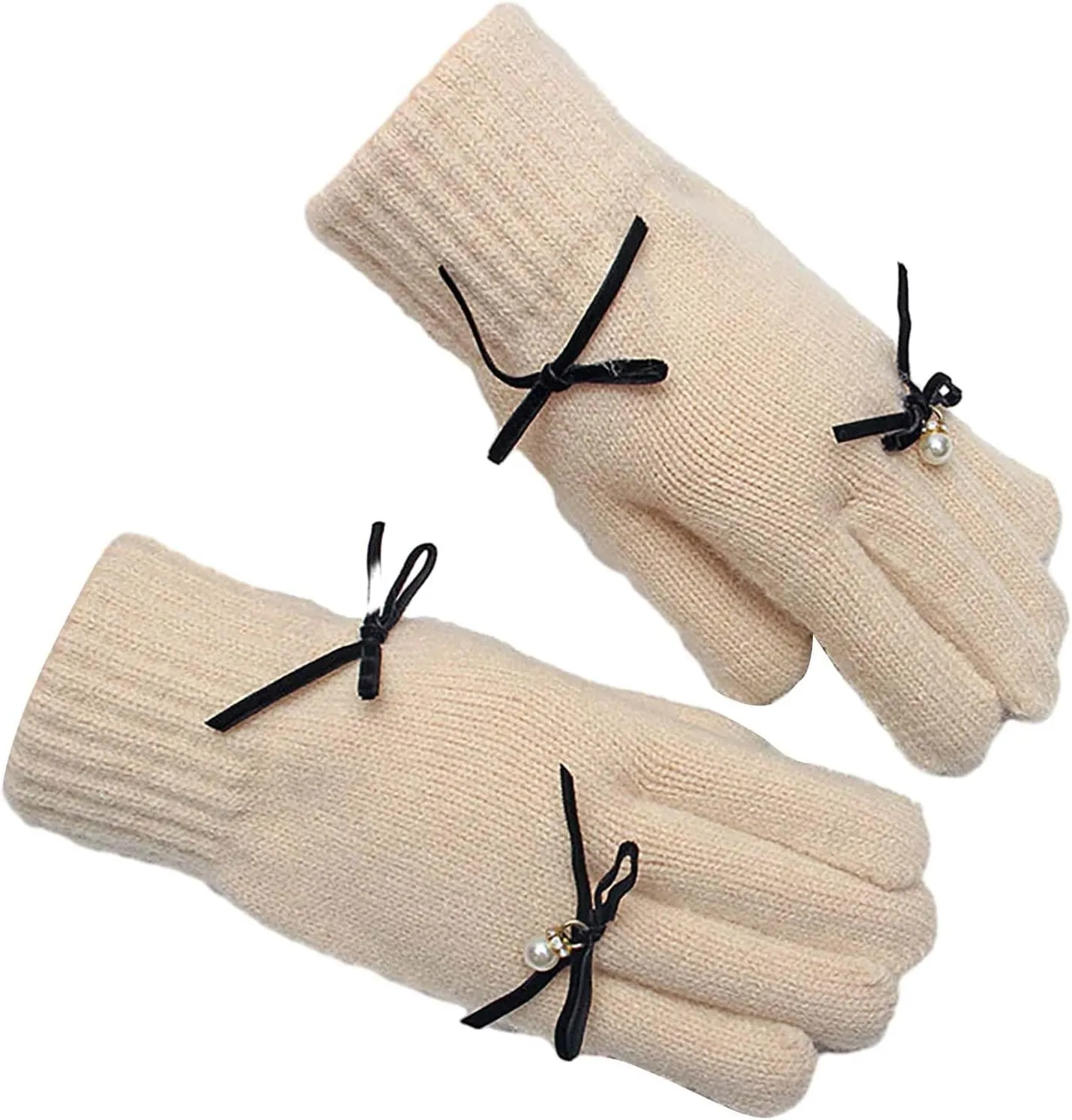 Women Winter Gloves with Toucscreen Fingers, Warm Touc Screen Glove with Lined Cold Weather Thermal & Driving