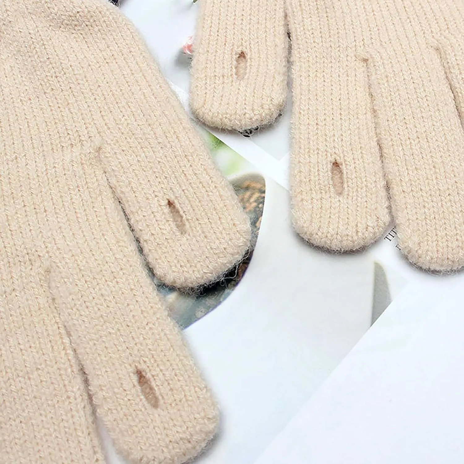 Women Winter Gloves with Toucscreen Fingers, Warm Touc Screen Glove with Lined Cold Weather Thermal & Driving