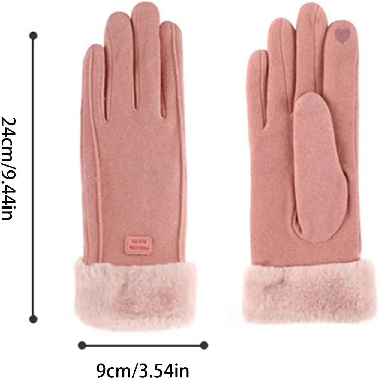 Women Winter Ski Glove Waterproo Thinsulate Warm Windproof Winter Gloves Women Toucscreen Plush Gloves