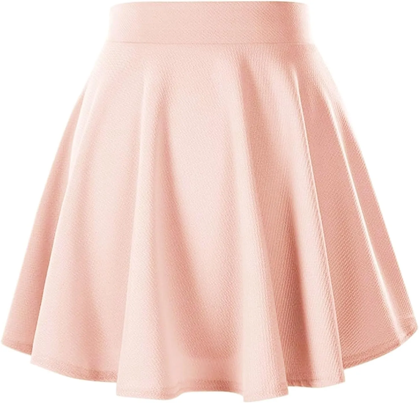 Women's Basic Versatile Stretchy Flared Casual Skirt Casual Dresses for Woman