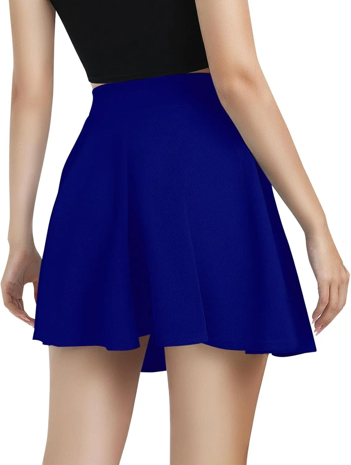 Women's Basic Versatile Stretchy Flared Casual Skirt Casual Dresses for Woman